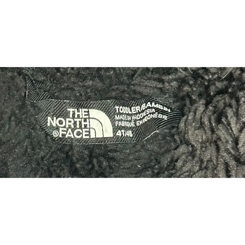 North Face Moondoggy 550-fill Down 4T Puffer Hooded Coat Blue Black